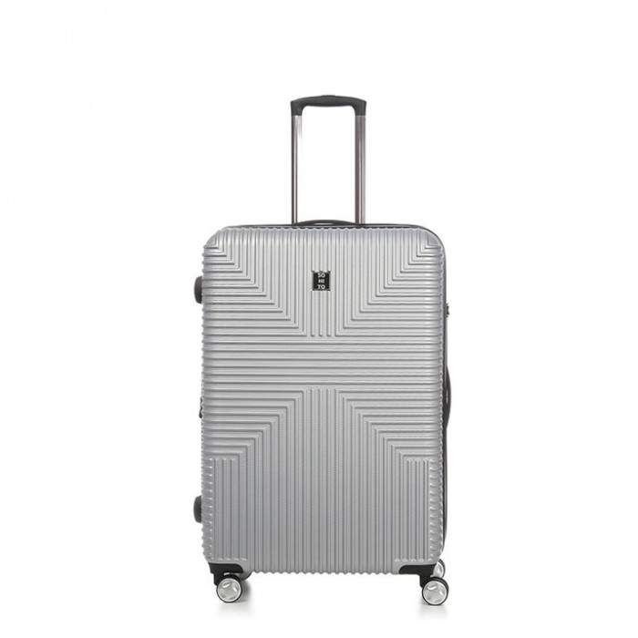 Valise rigide Takai Extensible 67 cm Argent