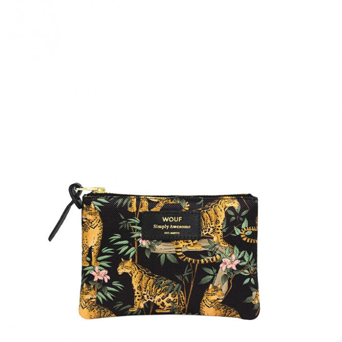 Pochette small 14cm Black Lazy Jungle