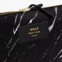 Pochette large XL 28cm Black marble