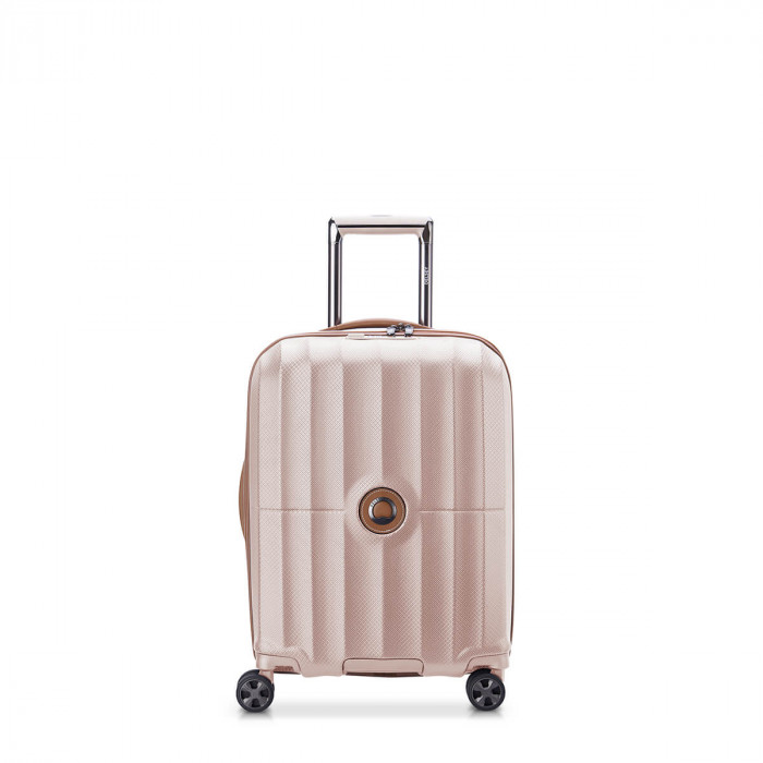 Valise cabine rigide St-Tropez Slim 55 cm Rose