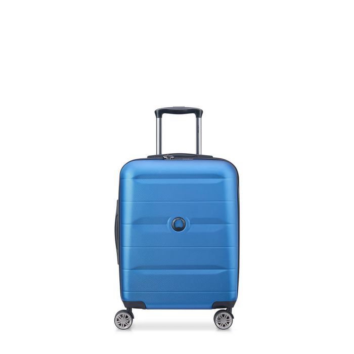 Valise cabine rigide Comete + Slim 55 cm Bleu clair