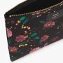 Pochette large XL 28cm Black flowers