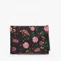 Pochette large XL 28cm Black flowers