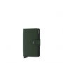 Porte-cartes Miniwallet Matte anti-RFID 10.2 cm Green-Black