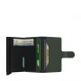 Porte-cartes Miniwallet Matte anti-RFID 10.2 cm Green-Black