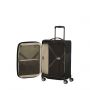 Valise cabine souple Airea Extensible 55 cm Black