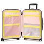 Valise rigide Pure mate Extensible 75cm Rose