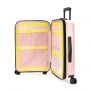 Valise rigide Pure mate Extensible 75cm Rose